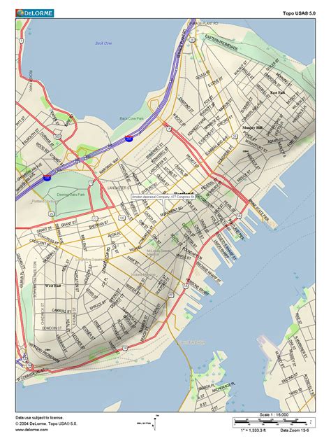 Portland Maine City Map Portland Maine Mappery