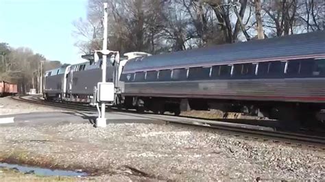 The Amtrak Crescent19 Westbound Mabletonga3 13 2014 Youtube