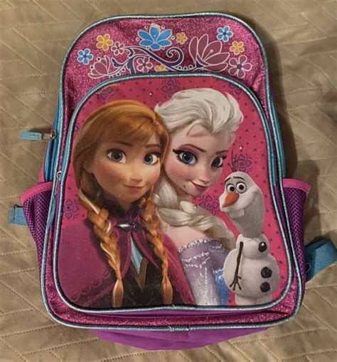 Frozen Backpack Disney Anna Elsa And Olaf Girls School Bag Back Pack 530 Picclick