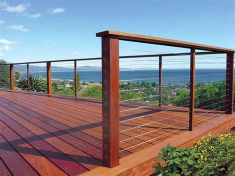Black deck railing systems that are available in multifarious designs, colors, sizes and thicknesses. Cable railing - expand the view in your favorite spaces