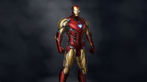 1024x768 Ironman Avengers Endgame Suit Mark 85 1024x768