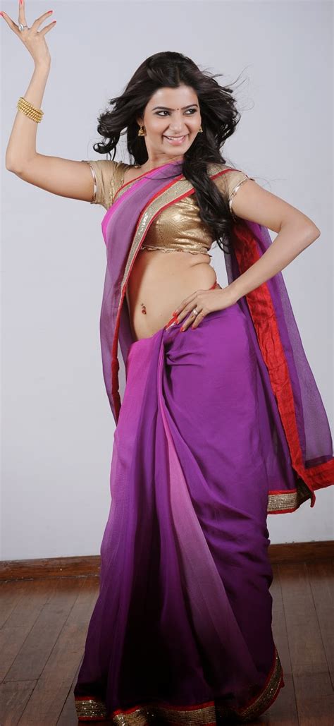 Actress samantha saree navel show photos. Samantha Hot Low Hip Saree Navel Show Photos - SAREE BELOW ...