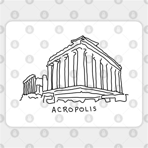 Acropolis Athens Greece Athens Sticker Teepublic