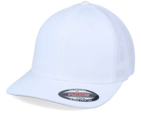 Mesh Trucker White Flexfit Flexfit Caps Nz