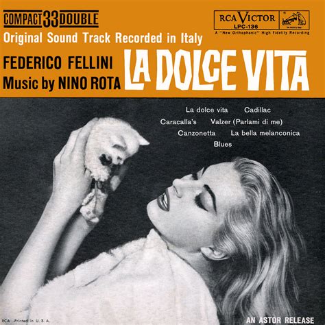 Film Music Site La Dolce Vita Soundtrack Nino Rota Rca Victor 1961