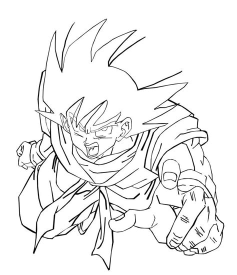 Ssgss Goku Coloring Pages At Free Printable