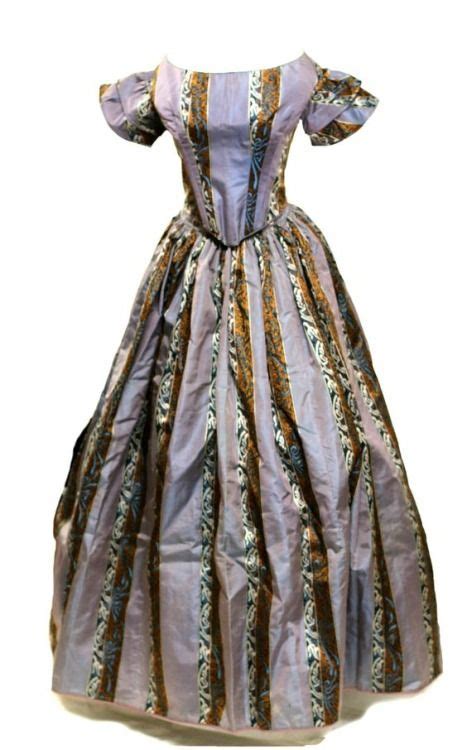 Evening Dress 1850 New York Vintage Gowns Historical Dresses