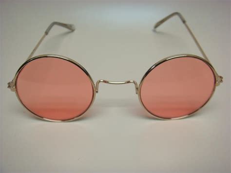 Hippie 60′s 70′s Pink Round Glasses Fai Hippieglass Bag China John Lennon And Specs Price