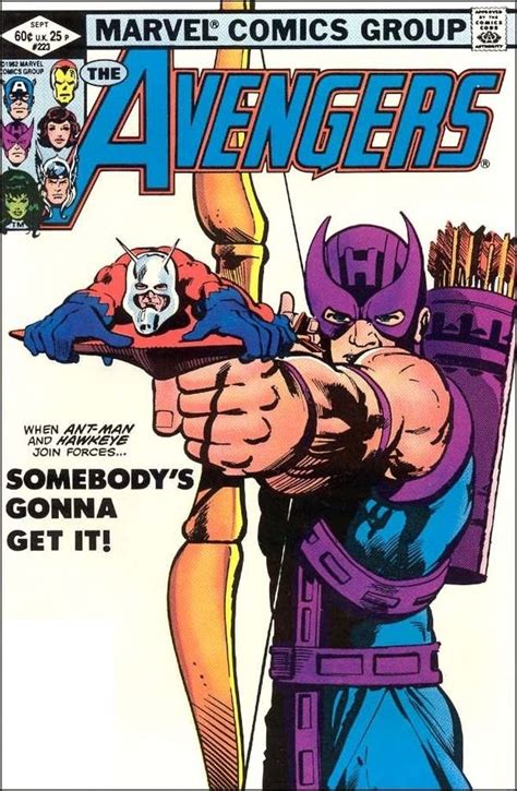 Marvel Comics Of The 1980s 1982 Anatomy Of A Cover Avengers 223