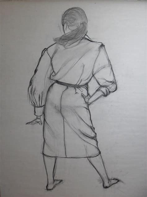 Saberi's Animation Blog: Clothed Figure Drawing Class work...