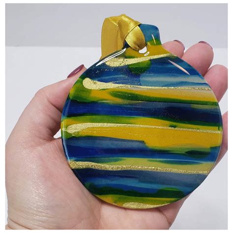 Christmas Ceramic Ornaments, Snow Flake, Great Holiday Gifts, Hand