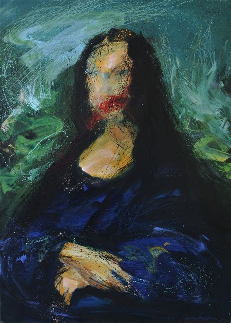 Abstract Mona Lisa By Sophia Anastasia Useum