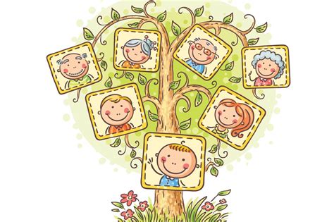 Learn how to build your family tree with beginner research tips, guides to dna testing, family history storytelling, using. Family Tree ~ Illustrations ~ Creative Market