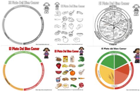 Check spelling or type a new query. El plato del bien comer para colorear, explicar y armar | Material Educativo