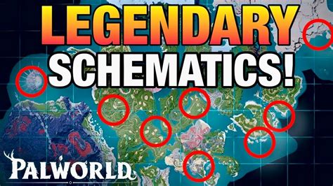 Palworld All Legendary Schematic Locations For Weapons And Armor My