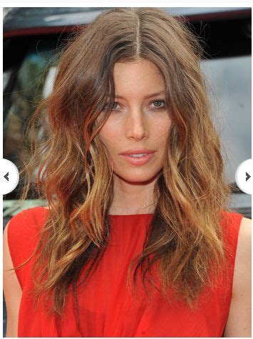 Jessica Beil Perfect Messy Waves Richfieldhairdressing Ovalface Jessica Biel Minute