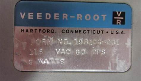 Veeder-root 198106-001 Veeder-Root 198106001 Counter - New No Box