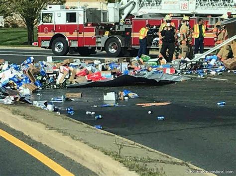 It is closed with a. Liquor Delivery Truck Overturns In Montgomery County ...