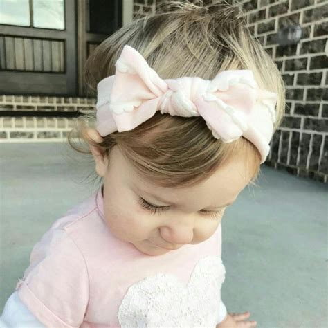 Light Blush Pink Ruffle Baby Headband Super Soft And Comfy Etsy