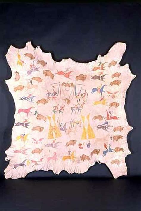 Plains Native American Hide Painting Brooklyn Museum Discussion Of
