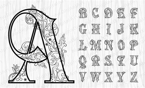 26 zwarte sierlijke alfabet gouden Letters gouden getallen Etsy
