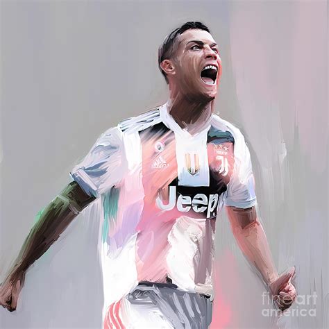 Cristiano Ronaldo Cr7 3e4 Painting By Gull G Fine Art America