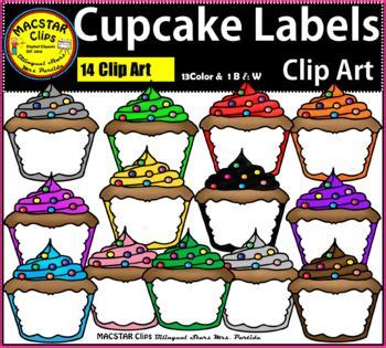 Here, you'll find our signature cupcakes and bakes, a selection of fresh sandwiches and salads from the deli, and aromatic organic coffee and tea. Cupcake Lables Clip Art Personal and Commercial Use | Clip ...