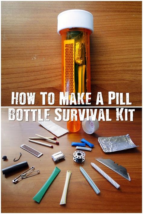 How To Make A Pill Bottle Survival Kit Shtfpreparedness Emergency