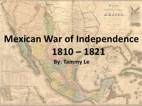 Mexican Independence War Map