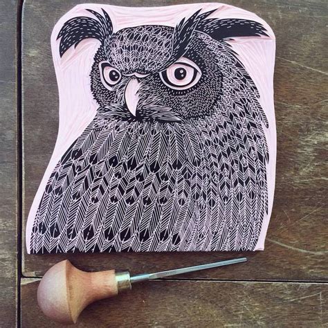 Artist Creates Intricate Custom Art Rubber Stamps Inspired By Nature