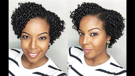 How To Flat Twist Out On Short Natural Hair Twa Youtube