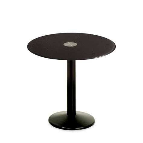 Milan Black Base Bistro Table Glass Top Bistro Tables Dzine