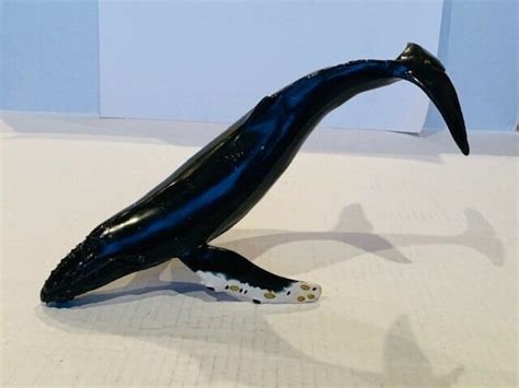 Safari Humpback Whale Plastic Rubber Animal Figure Toy 1991 Etsy