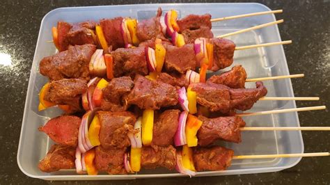 How To Make Beef Skewers Youtube