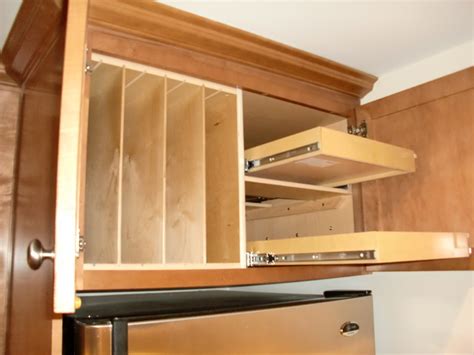 Ikea's over the fridge cabinet | southern wild design. ShelfGenie Over the Fridge/Oven Solutions - Kitchen Drawer ...