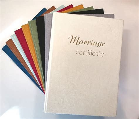 Personalized Wedding Certificate Holder Marriage Certificate Etsy