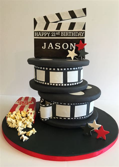 Film Movie Cake For 21st Birthday Movie Cakes 21st Birthday Cakes Themed Birthday Cakes