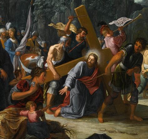 Christ On The Road To Calvary Detail By Teniers David The Elder