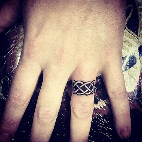 Wedding Ring Tattoos For Couples That Convey Their Love