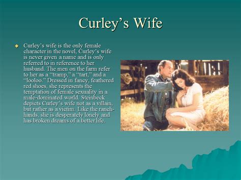 Curley's wife enters and tries to talk to lennie. Curleys wife loneliness quotes with page numbers. SparkNotes: Of Mice and Men: Important ...