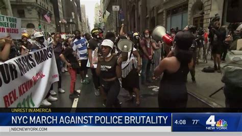 Nyc March Against Police Brutality Nbc New York