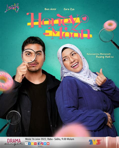 Drama Honey Moon Lakonan Ben Amir And Zara Zya Di Tv3 Herneenazir