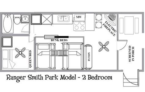 Ranger Smith Park Model 2 Bedroom Yogi Bears