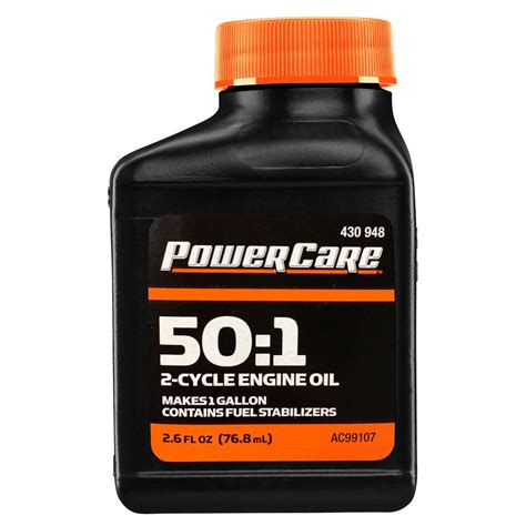6 cycle engine long play. Power Care 2.6 oz. 2-Cycle Synthetic Blend Oil-AC99107 ...