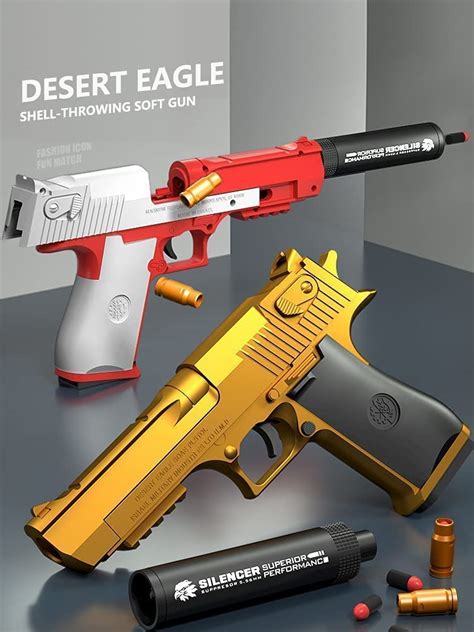 Toy Gun Cool Fake Pistol Rubber Bullet Guns That Look Real Realistic