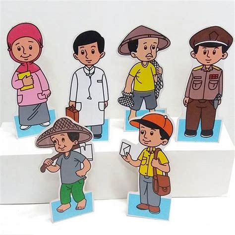 Jual Mainan Edukasi Alat Peraga Kayu Profesi Di Lapak Kaylandut Shop