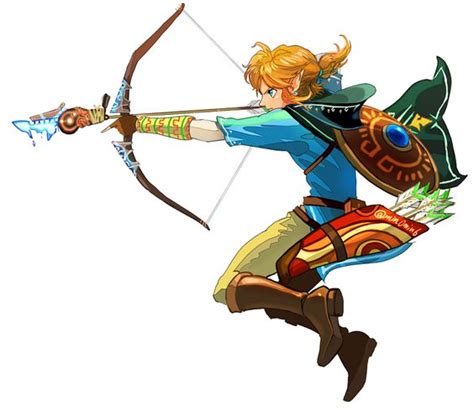Despite being a common fantasy trope, shooting a bow with the extra attack feature allows you to shoot faster, effectively. I LOVE Link's bow and arrow!! | The Legend Of Zelda | Pinterest | Awesome, The wild and Fanart