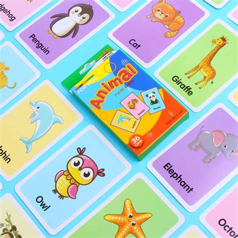 Buy Suloli Flash Cards For Toddlers Learn Animals Fun Learning And