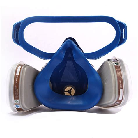 Self Priming Filter Gas Mask Full Face Protective Respirator Activated