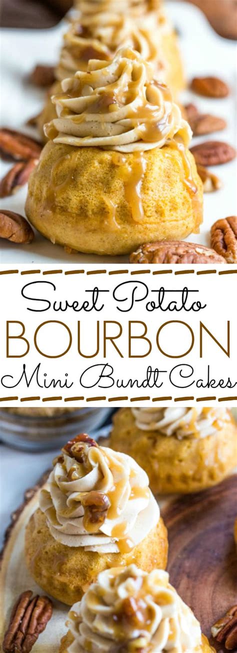 Nordic ware mini bundt pan fluted cake pan heavy cast aluminum. Sweet Potato Bourbon Mini Bundt Cakes - Tornadough Alli